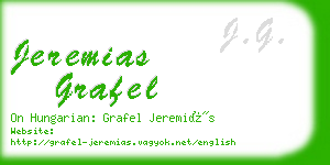 jeremias grafel business card